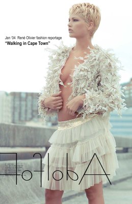 Cape Town hair Stylist Roberto Rosini Total Look Rosanna Trinchese